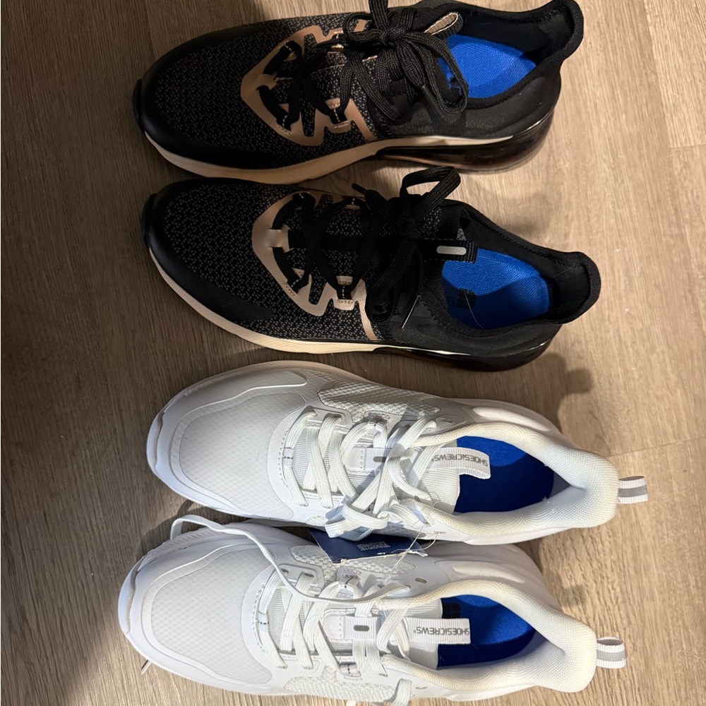Shoes For Crews Black and White Athletic Shoes
